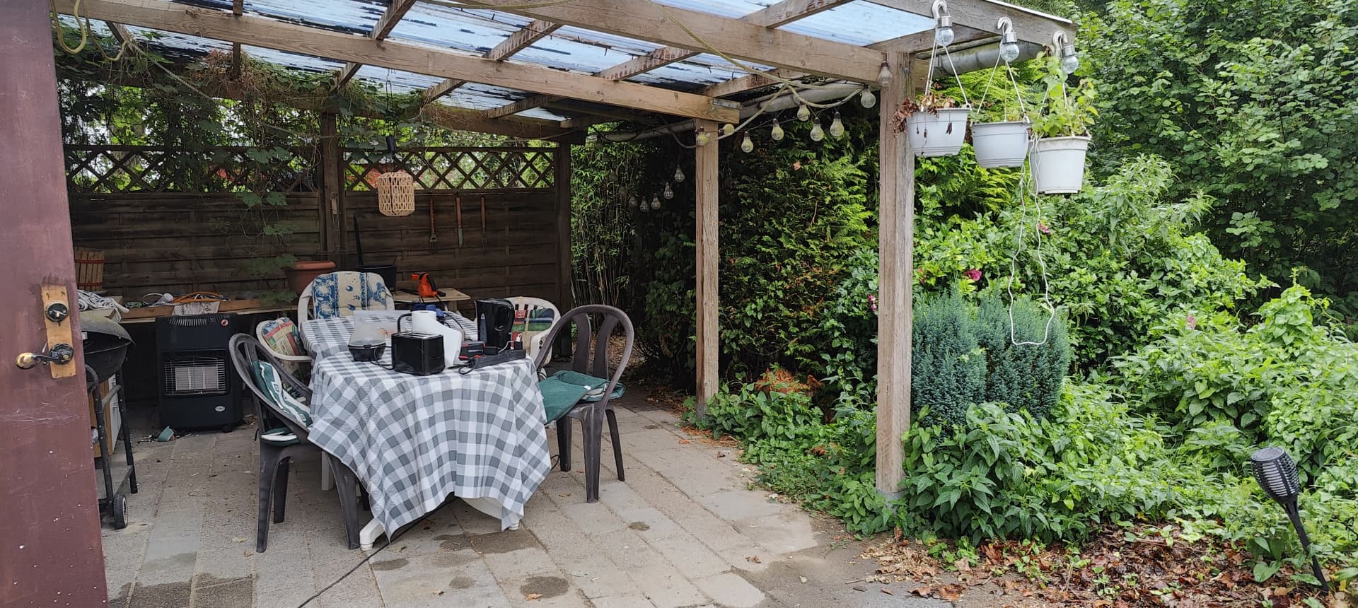 Terrace at the camping area